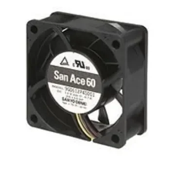 Sanyo Denki San Ace 9G Series Axial Fan, 24 V dc, DC Operation, 72.5m³/h, 6W, 250mA Max, 60 x 60 x 25mm - 9G0624P4H001 product image