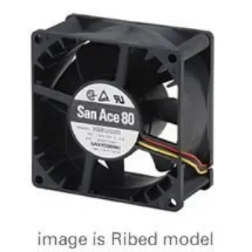 Sanyo Denki 9G Series Axial Fan, 12 V dc, DC Operation, 135.9m³/h, 10.8W, 900mA Max, 80 x 80 x 38mm - 9G0812H1011 product image