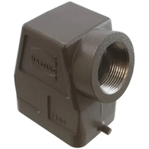 HARTING Han B Heavy Duty Power Connector Hood, Side Entry - 09300060543 product image