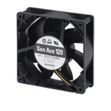 Sanyo Denki 9G Series Axial Fan, 24 V dc, DC Operation, 169.9m³/h, 5.04W, 210mA Max, 120 x 120 x 25mm - 9G1224A401 product image