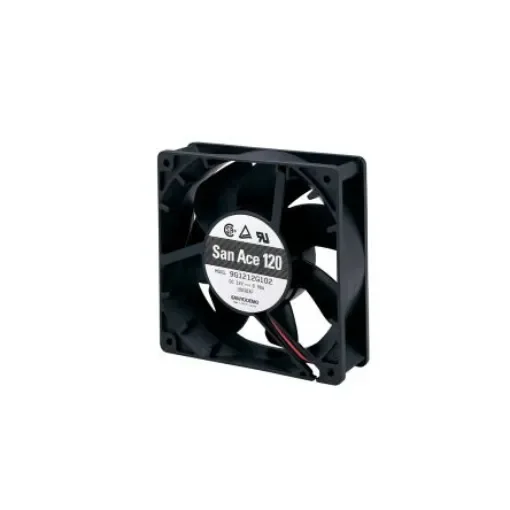 Sanyo Denki 9G Series Axial Fan, 24 V dc, DC Operation, 232.8m³/h, 12W, 500mA Max, 120 x 120 x 38mm - 9G1224G102 product image