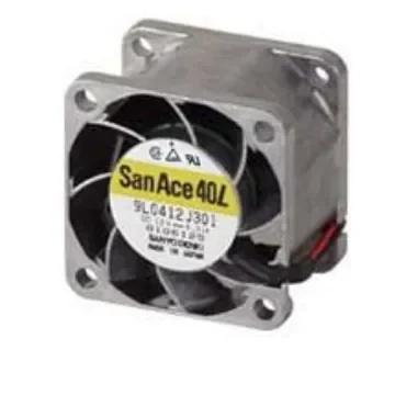 Sanyo Denki 9L Series Axial Fan, 12 V dc, DC Operation, 9.6m³/h, 540mW, 40mA Max, 40 x 40 x 28mm - 9L0412M301 product image