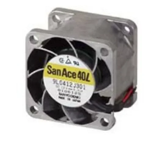 Sanyo Denki 9L Series Axial Fan, 12 V dc, DC Operation, 9.6m³/h, 540mW, 40mA Max, 40 x 40 x 28mm - 9L0412M301 product image