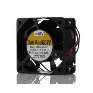 Sanyo Denki 9WP Series Axial Fan, 48 V dc, DC Operation, 18.7cfm, 1.92W, 40mA Max, IP68, 60 x 60 x 25mm - 9WP0648H402 product image
