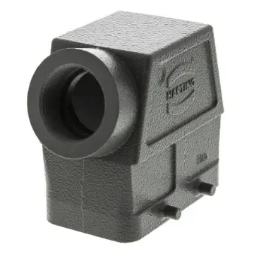 HARTING Han B Heavy Duty Power Connector Hood, Side Entry - 09300100522 product image