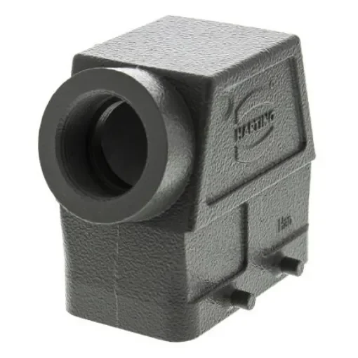 HARTING Han B Heavy Duty Power Connector Hood, Side Entry - 09300100522 product image