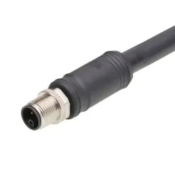 Brad from Molex Cordset, 4 Contacts, Cable Mount, M12 Connector, Plug, Male, IP67, 120500 Series - 1205000242 product image