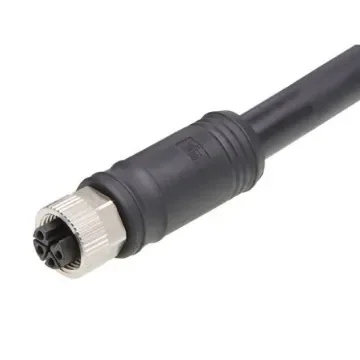 Brad from Molex Cordset, 4 Contacts, Cable Mount, M12 Connector, Socket, Female, IP67, 120500 Series - 1205000231 product image