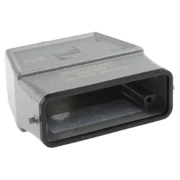 HARTING Han A Heavy Duty Power Connector Hood, PG16 Thread, Top Entry - 09200160440 product image