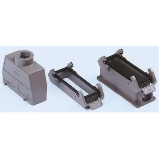 HARTING Han B Heavy Duty Power Connector Hood, Side Entry - 09300240520 product image