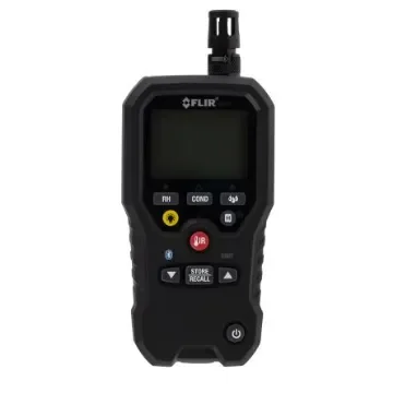 FLIR MR77 Moisture Meter, +200 °C, 99.9 % RH Max, ±2 (Sensor Temperature) °C, ±2 (Vapor Pressure) %, ±2.5 (Relative product image