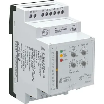Dold Residual Current Monitoring Relay, 2 Phase, DPDT, DIN Rail - RN5883.12/61  AC/DC80-230V 10-3000mA 0-10s product image