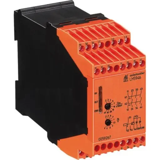 Dold Standstill Monitoring Relay, 1, 3 Phase, 3PDT, DIN Rail - LH5946.48/61  20-400mV UH=AC230V 0,2-6s product image