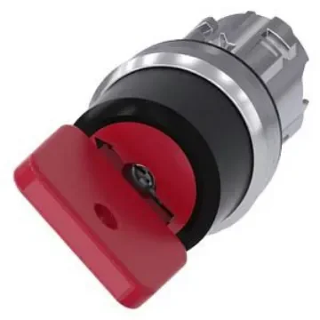 Siemens SIRIUS ACT 3SU10 2-position Key Switch Head, Latching, 22mm Cutout - 3SU1050-4FF11-0AA0 product image