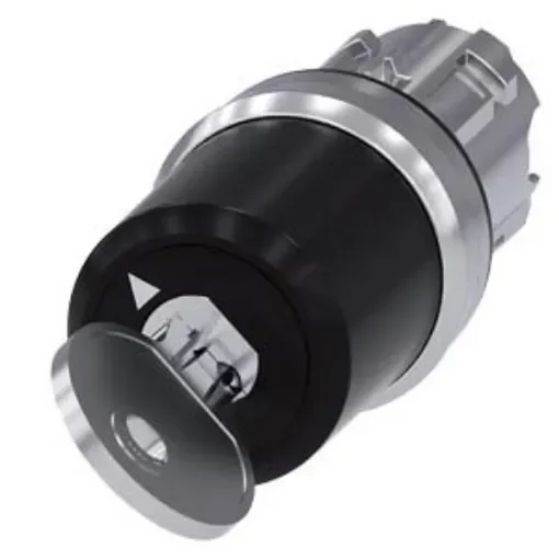 Siemens SIRIUS ACT 3SU10 2-position Key Switch Head, Latching, 22mm Cutout - 3SU1050-5PF11-0AA0 product image