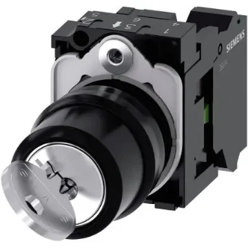 Siemens Key Switch, SPST 2-Way - 3SU1100-4BF11-3BA0 product image