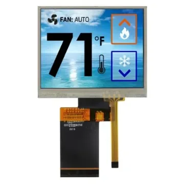 NEWHAVEN DISPLAY INTERNATIONAL NHD-3.5-320240JF-ASXP-T IPS TFT TFT LCD Display / Touch Screen, 3.5in QVGA, 320 x product image