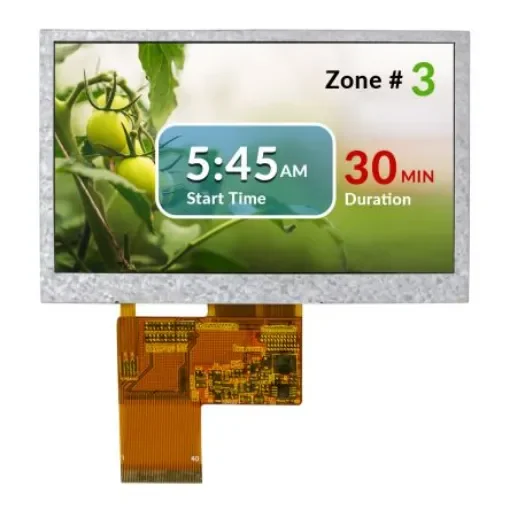 NEWHAVEN DISPLAY INTERNATIONAL NHD-4.3-800480CF-ASXP IPS TFT TFT LCD Display, 4.3in WVGA, 800 x 480pixels product image