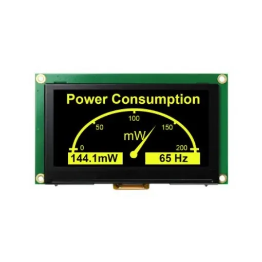 NEWHAVEN DISPLAY INTERNATIONAL 2.7in Yellow Passive matrix OLED Display 128 x 64pixels PCB Mount Serial/Parallel - NHD-2.7-12864WDY3-M product image