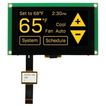 NEWHAVEN DISPLAY INTERNATIONAL 2.7in Yellow OLED Display 128 x 64pixels PCB Mount I2C, Parallel, SPI Interface - NHD-2.7-12864WDY3M-CTP product image