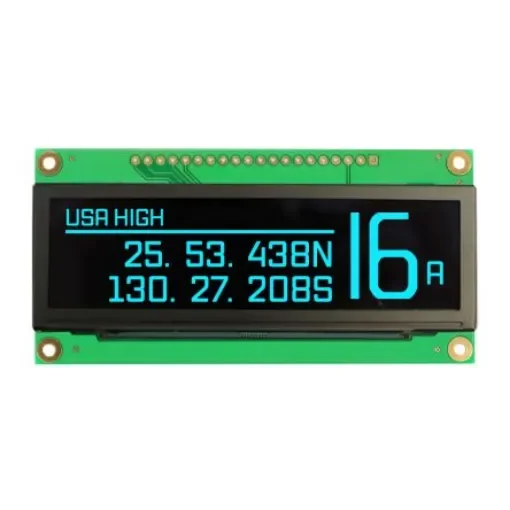 NEWHAVEN DISPLAY INTERNATIONAL 3.12in Blue Passive matrix OLED Display 256 x 64pixels PCB Mount Serial/Parallel - NHD-3.12-25664UCB2 product image