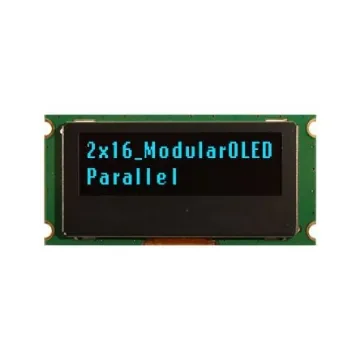 NEWHAVEN DISPLAY INTERNATIONAL 1.39in Blue Passive matrix OLED Display PCB Mount Parallel Interface - NHD-0216MW-PB3 product image
