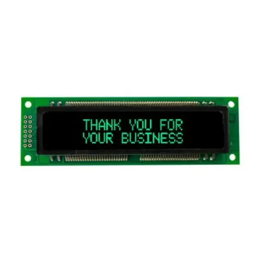 NEWHAVEN DISPLAY INTERNATIONAL M0220SD-202SDAR1 VFD Display 5 x 8 Dot Matrix 2 Rows x 20 Char.  Parallel/Serial I/F product image