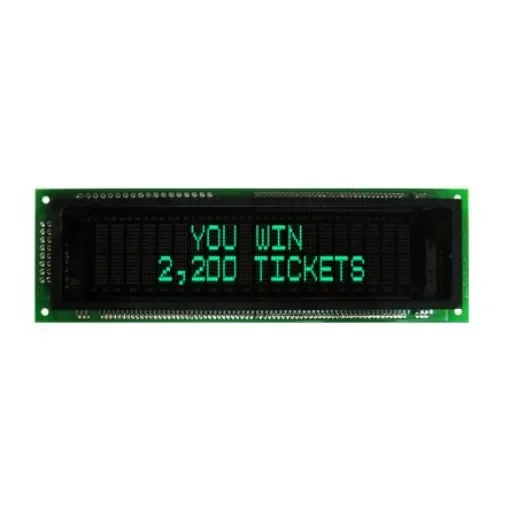 NEWHAVEN DISPLAY INTERNATIONAL M0220MD-202MDAR1-3 VFD Display 5 x 8 Dot Matrix 2 Rows x 20 Char.  Parallel/Serial I/F product image