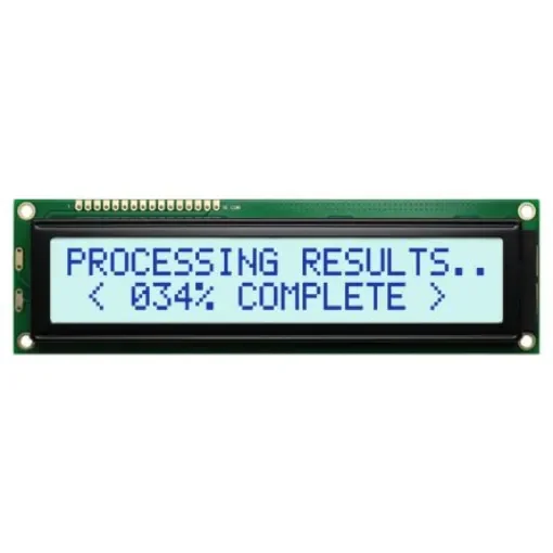 NEWHAVEN DISPLAY INTERNATIONAL NHD-0220WH-MTGH-JT#E Alphanumeric LCD Alphanumeric Display, White on Grey, 2 Rows by 20 product image