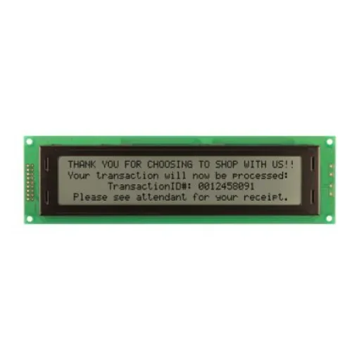NEWHAVEN DISPLAY INTERNATIONAL NHD-0440AZ-RN-FBW Alphanumeric LCD Alphanumeric Display Grey, 4 Rows by 40 Characters, product image
