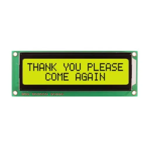 NEWHAVEN DISPLAY INTERNATIONAL NHD-0216S3Z-FL-GBW-V3 NHD-0216S3Z Alphanumeric LCD Alphanumeric Display, Yellow-Green on product image