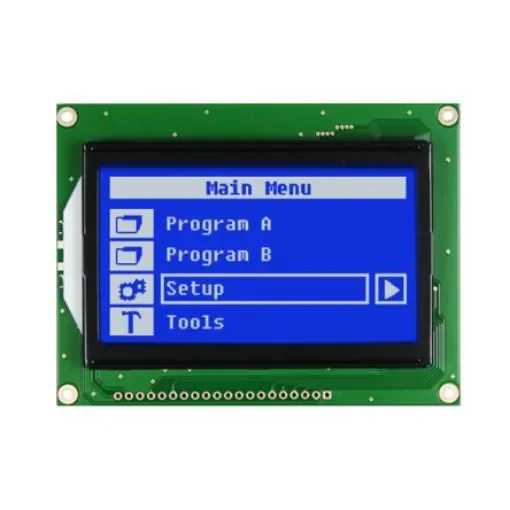 NEWHAVEN DISPLAY INTERNATIONAL NHD-12864AZ-NSW-BBW-TR Graphic LCD Graphic Display, White on Blue, Transmissive product image