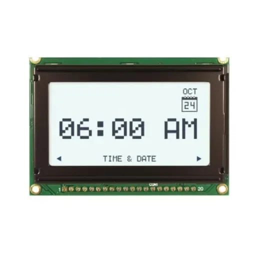 NEWHAVEN DISPLAY INTERNATIONAL NHD-12864WG-BTFH-V#N Graphic LCD Graphic Display, White on, Transflective product image