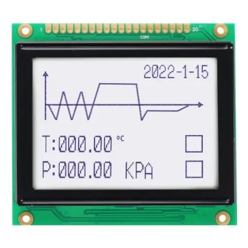 NEWHAVEN DISPLAY INTERNATIONAL NHD-12864WG-CTFH-V#N Graphic LCD Graphic Display, White on, Transflective product image
