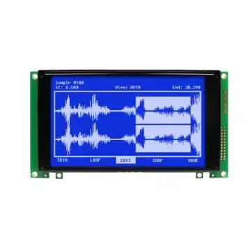 NEWHAVEN DISPLAY INTERNATIONAL NHD-240128WG-ATMI-VZ# Graphic LCD Graphic Display, White on Blue, Transmissive product image
