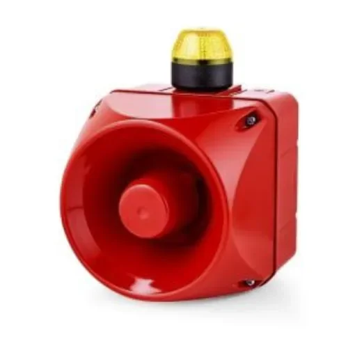 AUER Signal ACM Series Yellow Sounder Beacon, 24 V ac/dc, IP65, Surface Mount, 113 at 1 Metre - 875677405 product image