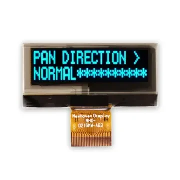 NEWHAVEN DISPLAY INTERNATIONAL NHD-0216MW-AB3 NHD-0216MW Alphanumeric LCD Display, Blue on Black, 2 Rows by 16 product image