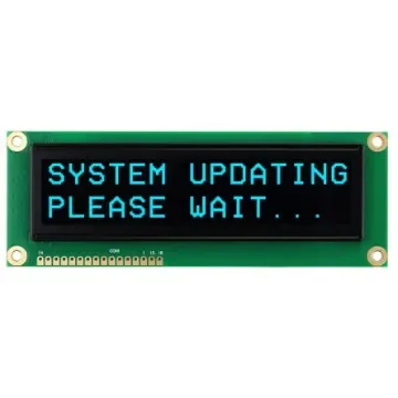 NEWHAVEN DISPLAY INTERNATIONAL NHD-0216SZW-BB5 Alphanumeric LCD Display, Blue on Black, 2 Rows by 16 Characters product image