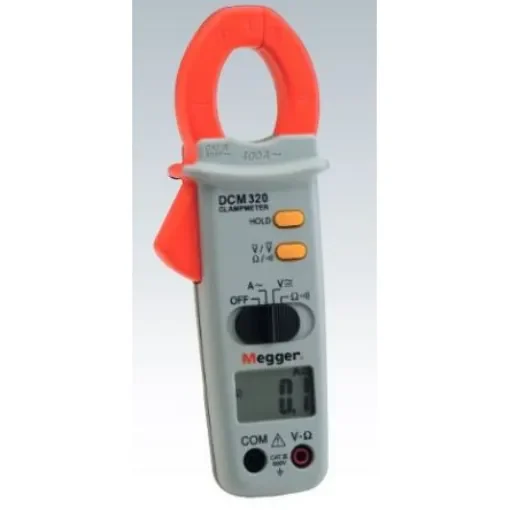 Megger DCM320 Clamp Meter, Max Current 400A ac CAT III 600V - 1000-304 product image