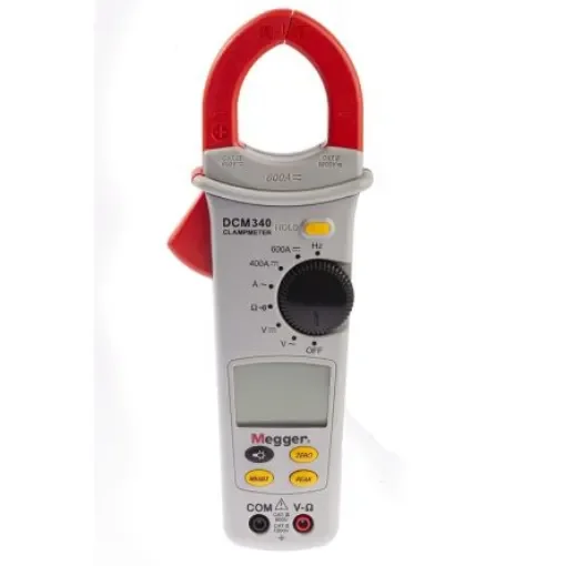 Megger DCM340 Clamp Meter, 600A dc, Max Current 600A ac CAT III 600V - 1000-305 product image