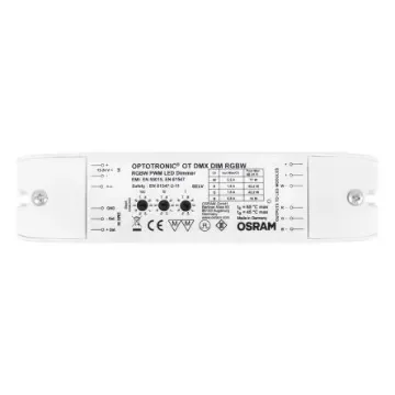 Osram LED Dimmer, 42V Output, 29.4W Output, 500mA Output - OT DMX RGBW DIM product image