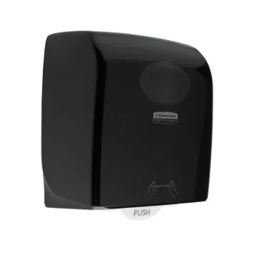 Kimberly Clark ABS Black Wall Mounting Paper Towel Dispenser, 307mm x 243mm x 382mm - 7376 product image