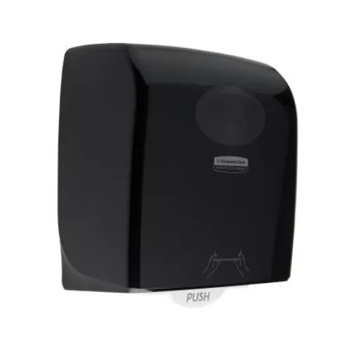 Kimberly Clark ABS Black Wall Mounting Paper Towel Dispenser, 307mm x 243mm x 382mm - 7376 product image