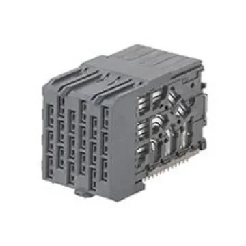 Molex 2.35mm Pitch 3 Pair Backplane Connector, Female, Right Angle, 6 Column, 6 Row, 36 Way, 171510 - 171510-7136 product image