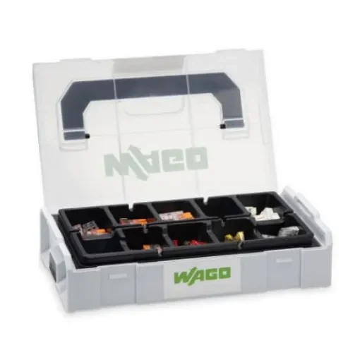 WAGO L-BOXX Mini, 221, 2273, 224 Series Lever Connector Set, 2, 3-Way, Cage Clamp Termination - 887-960 product image