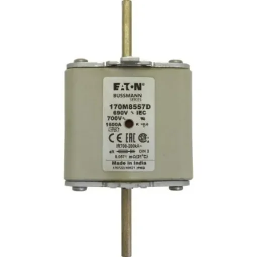 Eaton 1.6kA Centred Tag Fuse, NH3, 690V ac - 170M8557D product image