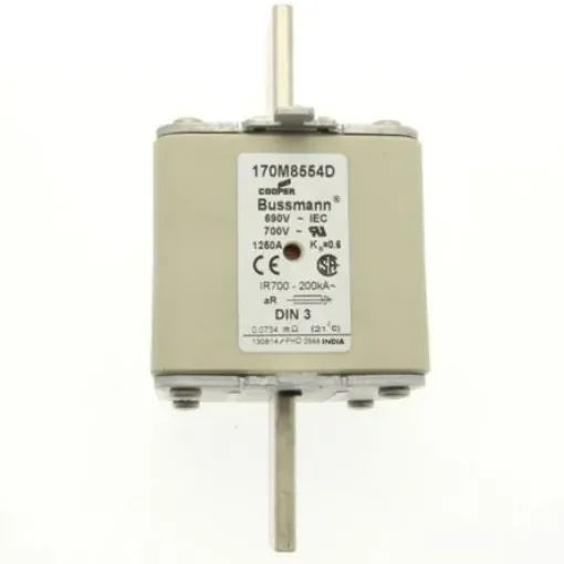 Eaton 1.25kA Centred Tag Fuse, NH3, 690V ac - 170M8554D product image
