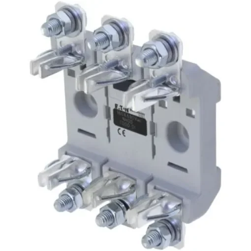Eaton 160A Rail Mount Fuse Holder for NH00 Fuse, 3P, 690V ac - TD00-DI product image