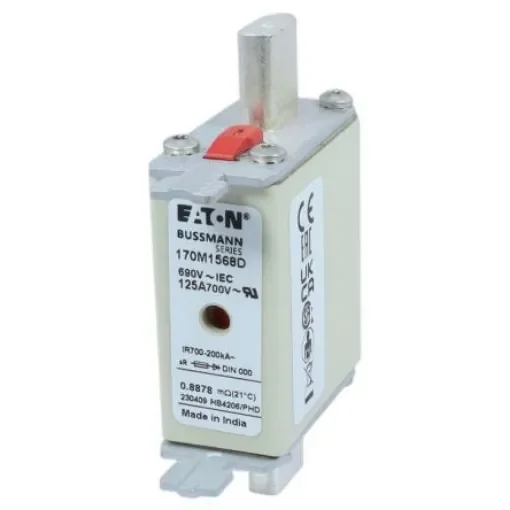 Eaton 125A Centred Tag Fuse, NH000, 690V - 170M1568D product image