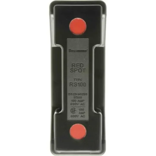 Eaton 100A Rail Mount Fuse Holder for A4 Fuse, 1P, 690V ac - RS100PH product image
